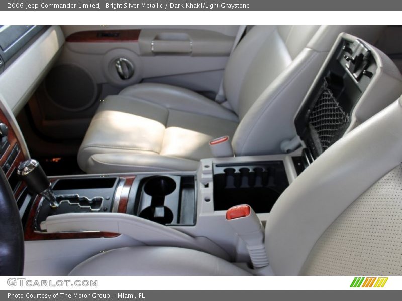 Bright Silver Metallic / Dark Khaki/Light Graystone 2006 Jeep Commander Limited