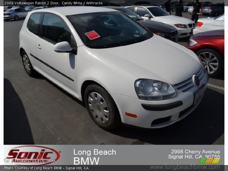 Candy White / Anthracite 2009 Volkswagen Rabbit 2 Door