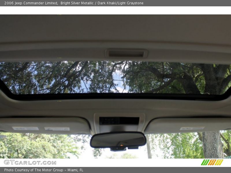 Bright Silver Metallic / Dark Khaki/Light Graystone 2006 Jeep Commander Limited