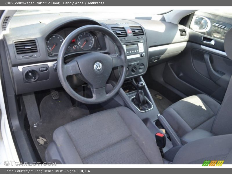  2009 Rabbit 2 Door Anthracite Interior