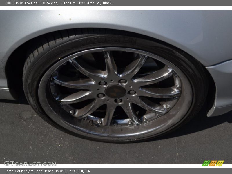 Titanium Silver Metallic / Black 2002 BMW 3 Series 330i Sedan