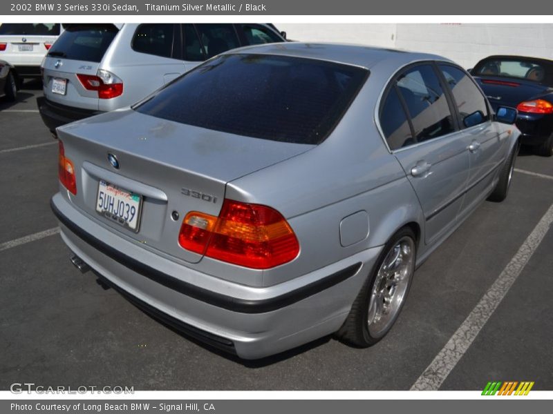 Titanium Silver Metallic / Black 2002 BMW 3 Series 330i Sedan