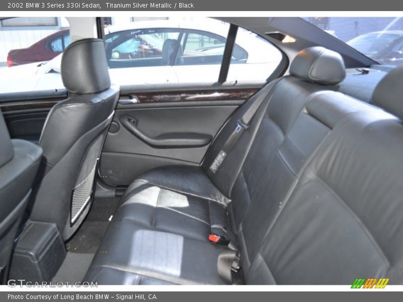 Titanium Silver Metallic / Black 2002 BMW 3 Series 330i Sedan