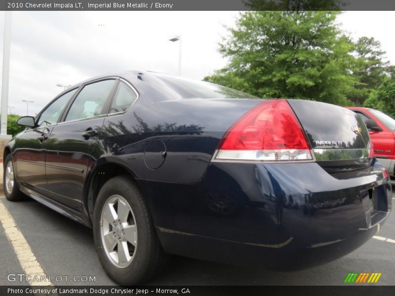 Imperial Blue Metallic / Ebony 2010 Chevrolet Impala LT