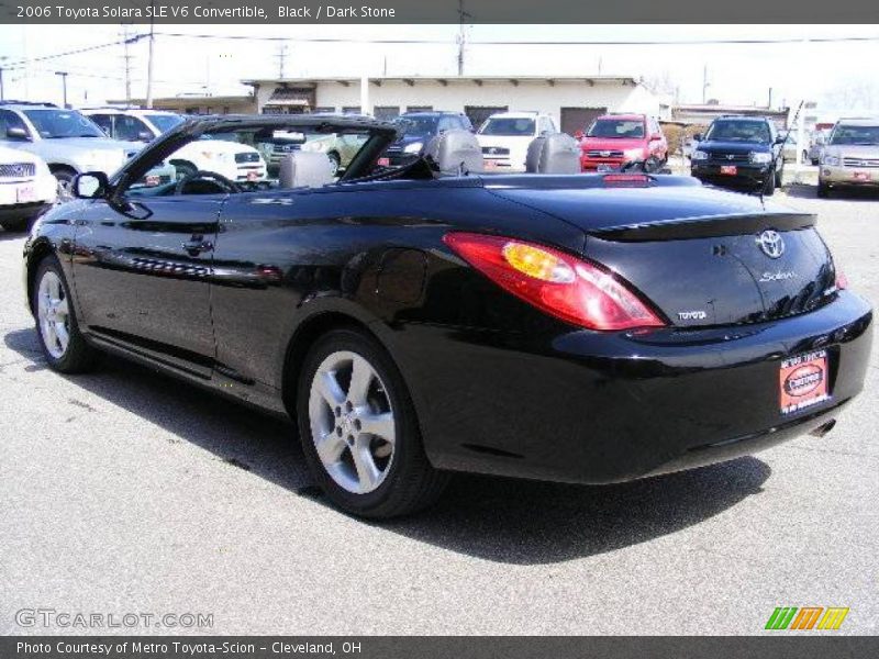 Black / Dark Stone 2006 Toyota Solara SLE V6 Convertible