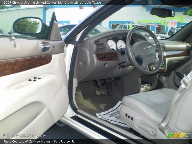 Stone White / Light Taupe 2005 Chrysler Sebring Limited Convertible