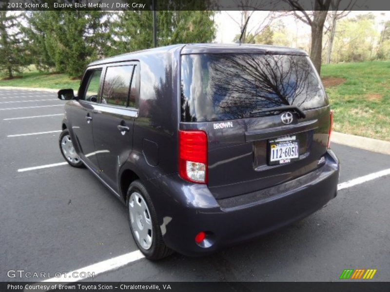 Elusive Blue Metallic / Dark Gray 2012 Scion xB