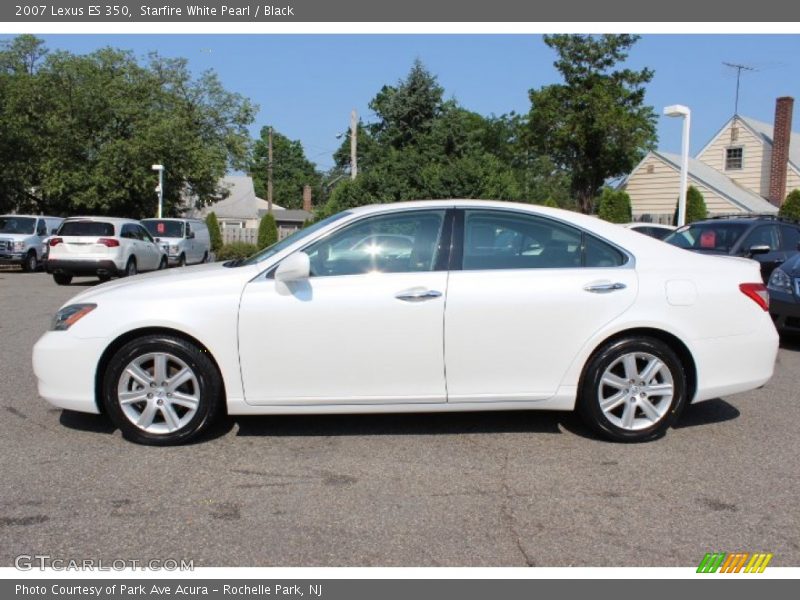 Starfire White Pearl / Black 2007 Lexus ES 350
