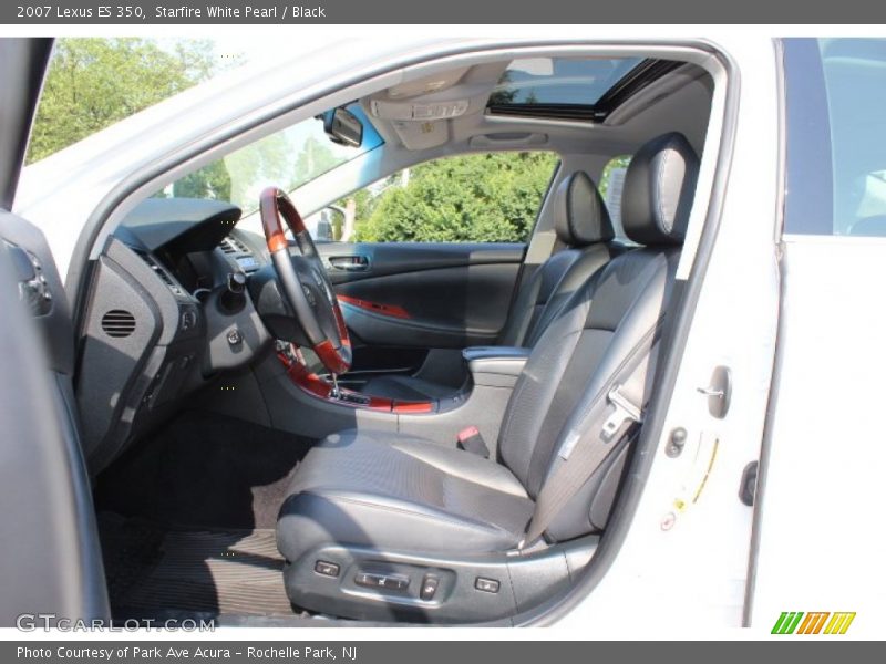 Starfire White Pearl / Black 2007 Lexus ES 350