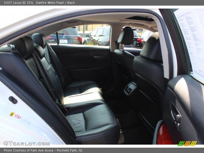 Starfire White Pearl / Black 2007 Lexus ES 350
