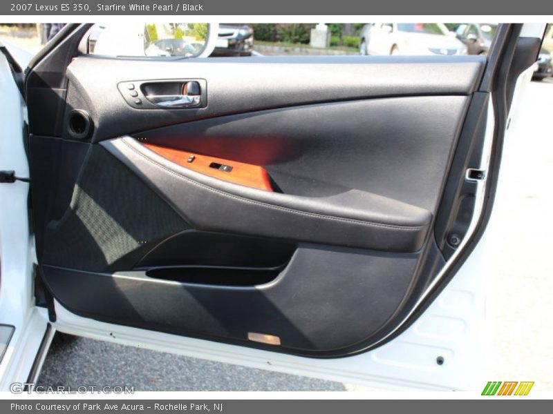 Starfire White Pearl / Black 2007 Lexus ES 350