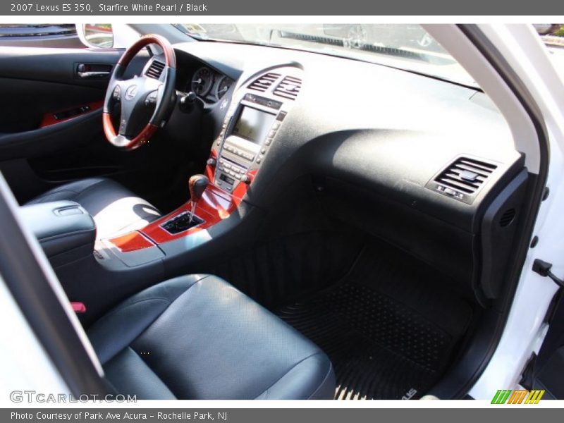 Starfire White Pearl / Black 2007 Lexus ES 350