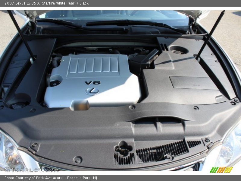 Starfire White Pearl / Black 2007 Lexus ES 350