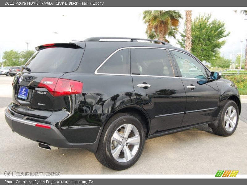 Crystal Black Pearl / Ebony 2012 Acura MDX SH-AWD