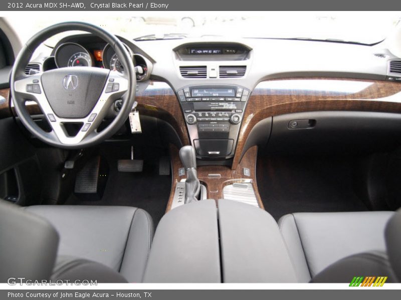 Crystal Black Pearl / Ebony 2012 Acura MDX SH-AWD