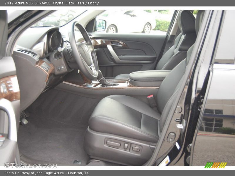 Crystal Black Pearl / Ebony 2012 Acura MDX SH-AWD