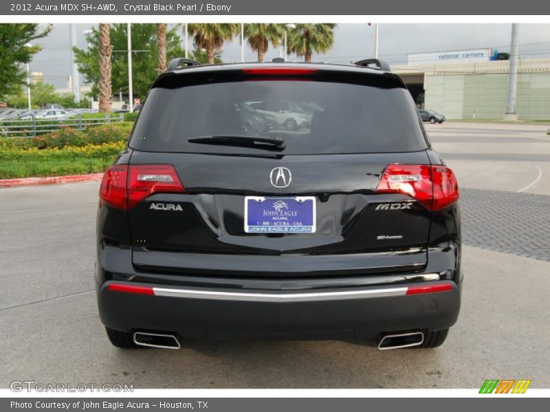 Crystal Black Pearl / Ebony 2012 Acura MDX SH-AWD