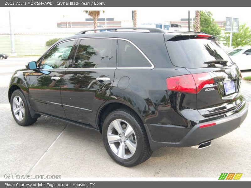 Crystal Black Pearl / Ebony 2012 Acura MDX SH-AWD