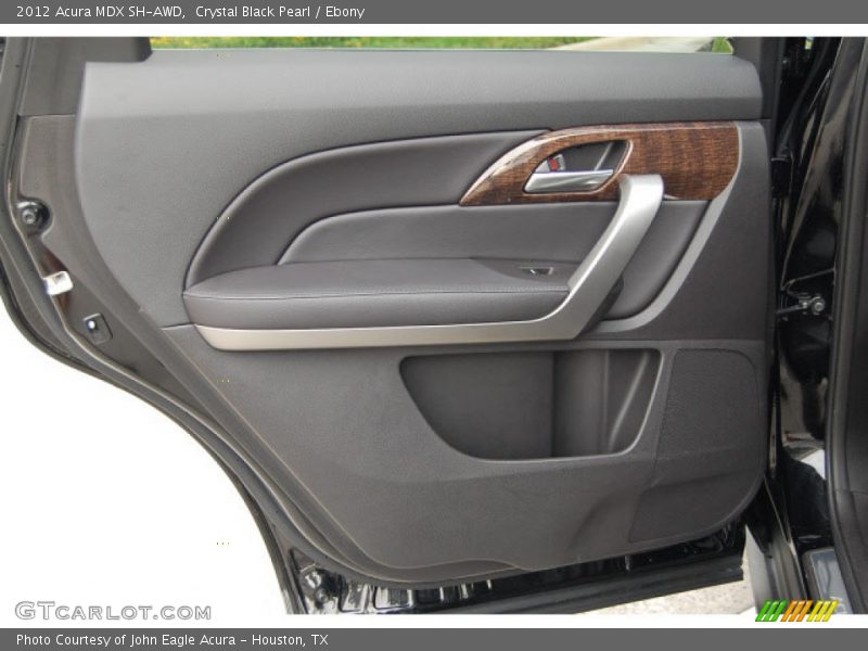 Crystal Black Pearl / Ebony 2012 Acura MDX SH-AWD