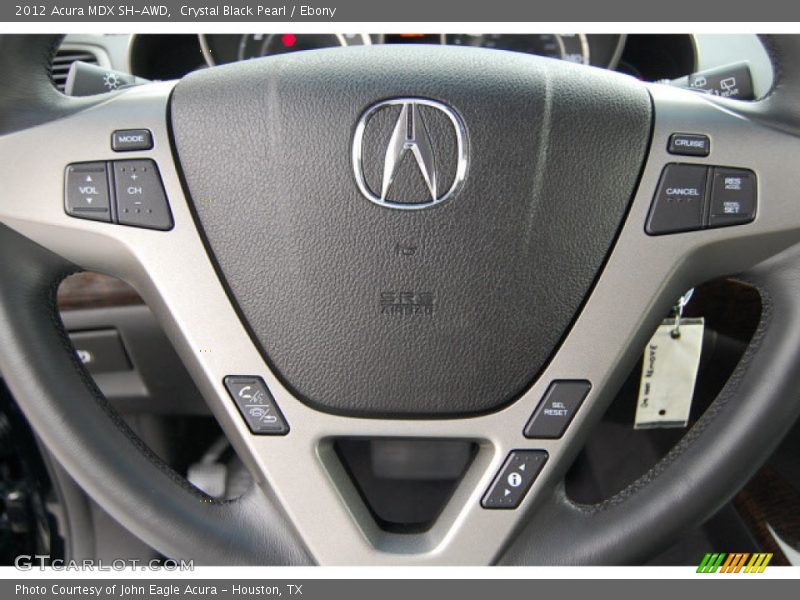 Crystal Black Pearl / Ebony 2012 Acura MDX SH-AWD
