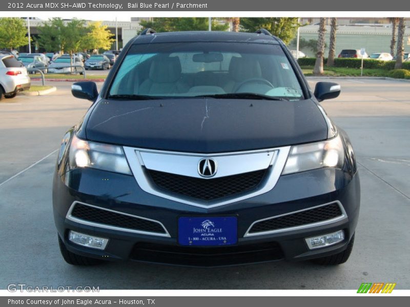 Bali Blue Pearl / Parchment 2012 Acura MDX SH-AWD Technology