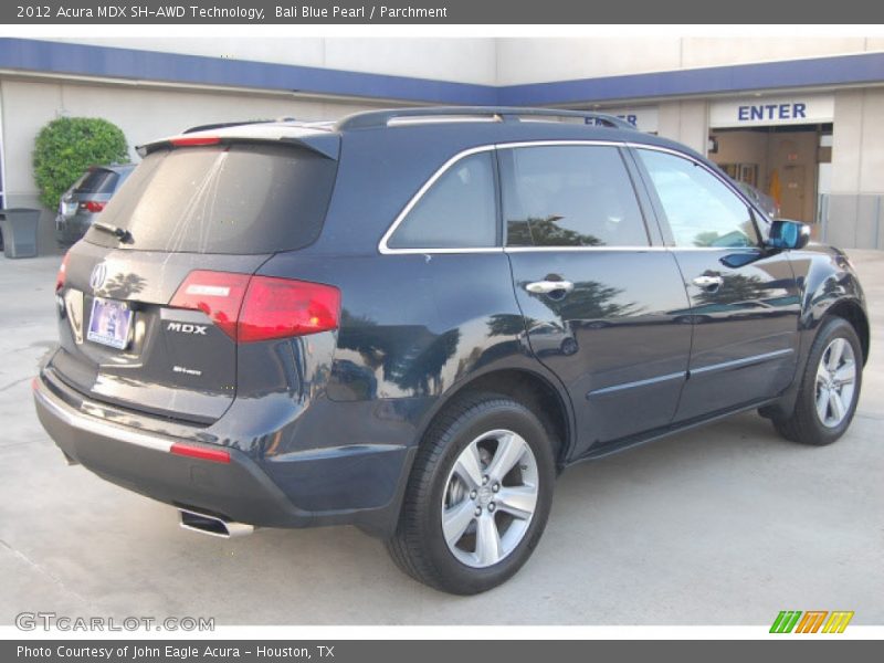 Bali Blue Pearl / Parchment 2012 Acura MDX SH-AWD Technology