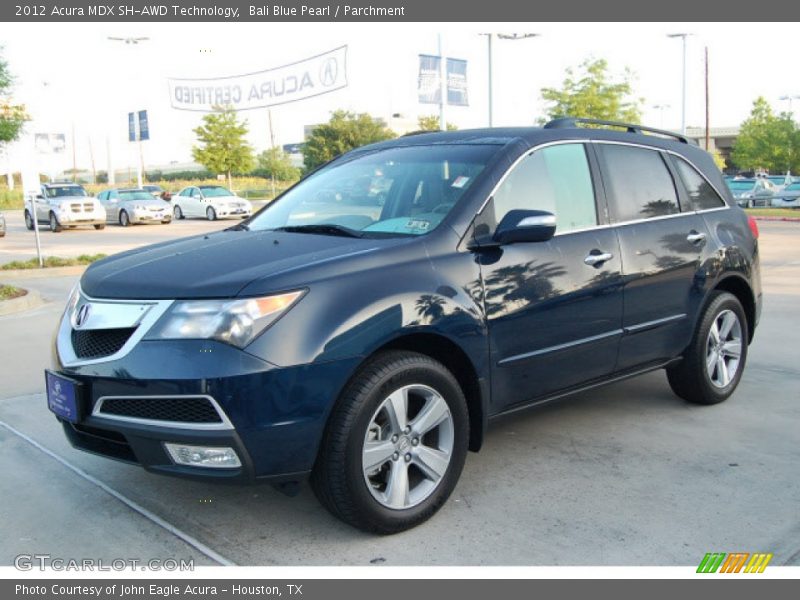 Bali Blue Pearl / Parchment 2012 Acura MDX SH-AWD Technology