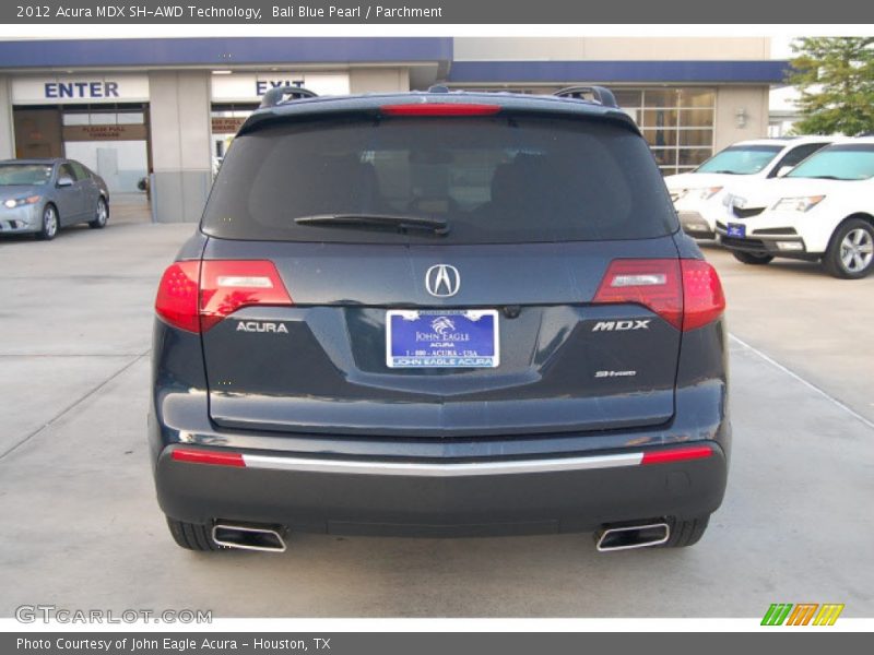 Bali Blue Pearl / Parchment 2012 Acura MDX SH-AWD Technology
