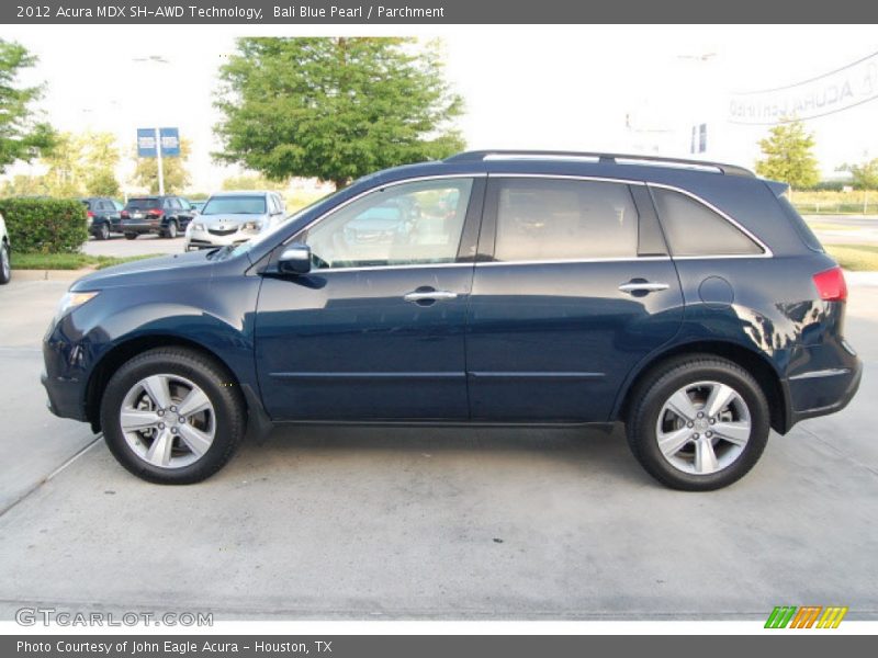 Bali Blue Pearl / Parchment 2012 Acura MDX SH-AWD Technology