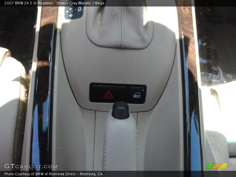 Stratus Grey Metallic / Beige 2007 BMW Z4 3.0i Roadster
