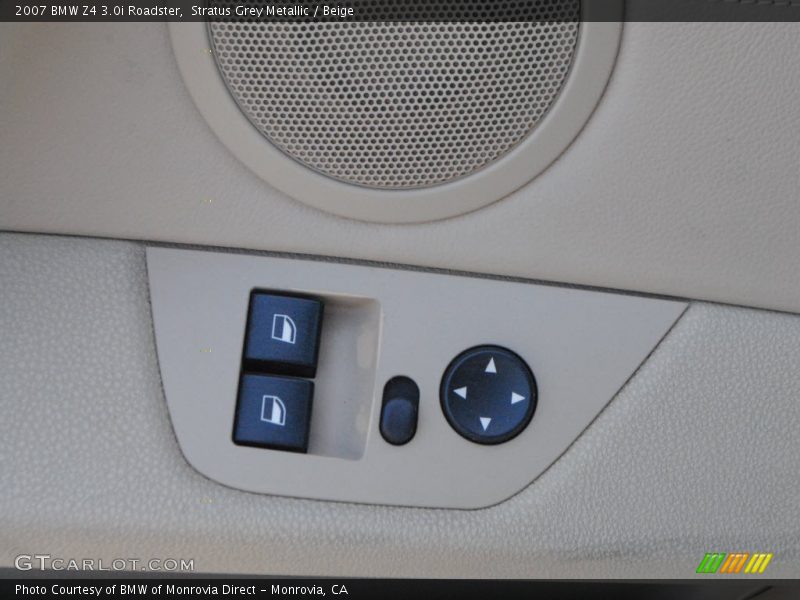 Stratus Grey Metallic / Beige 2007 BMW Z4 3.0i Roadster