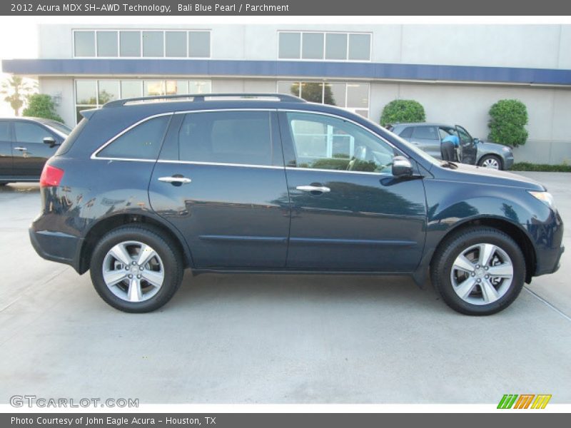 Bali Blue Pearl / Parchment 2012 Acura MDX SH-AWD Technology