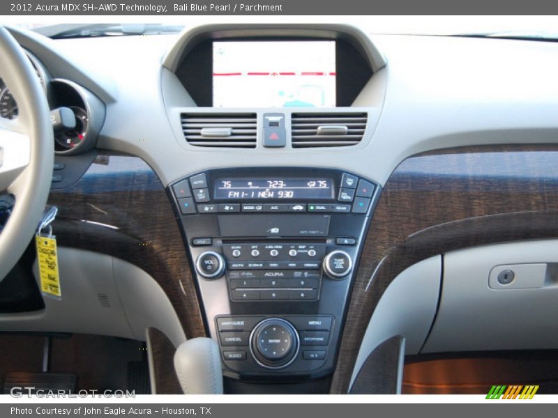 Bali Blue Pearl / Parchment 2012 Acura MDX SH-AWD Technology