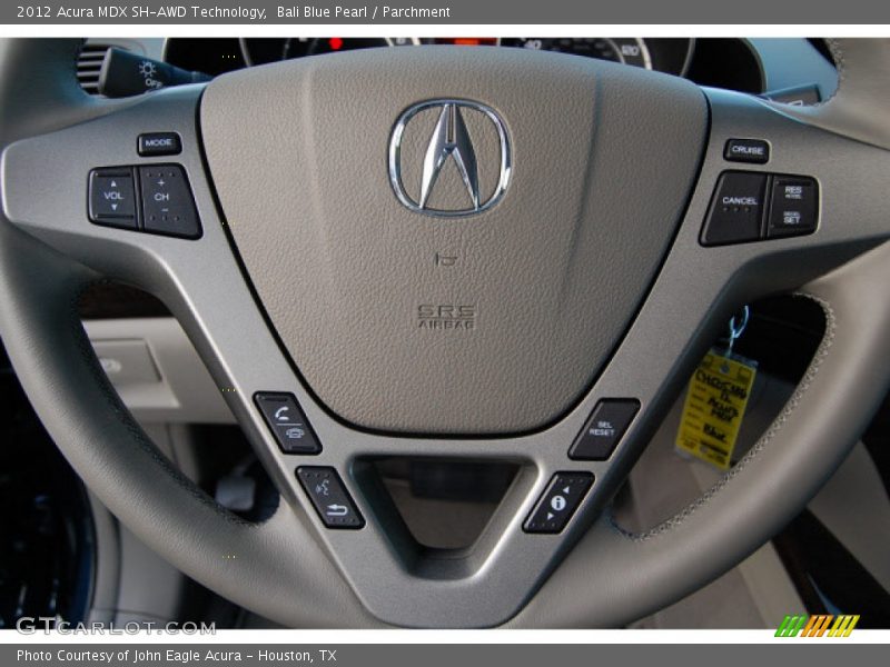 Bali Blue Pearl / Parchment 2012 Acura MDX SH-AWD Technology