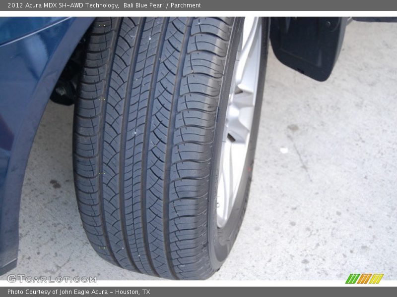 Bali Blue Pearl / Parchment 2012 Acura MDX SH-AWD Technology