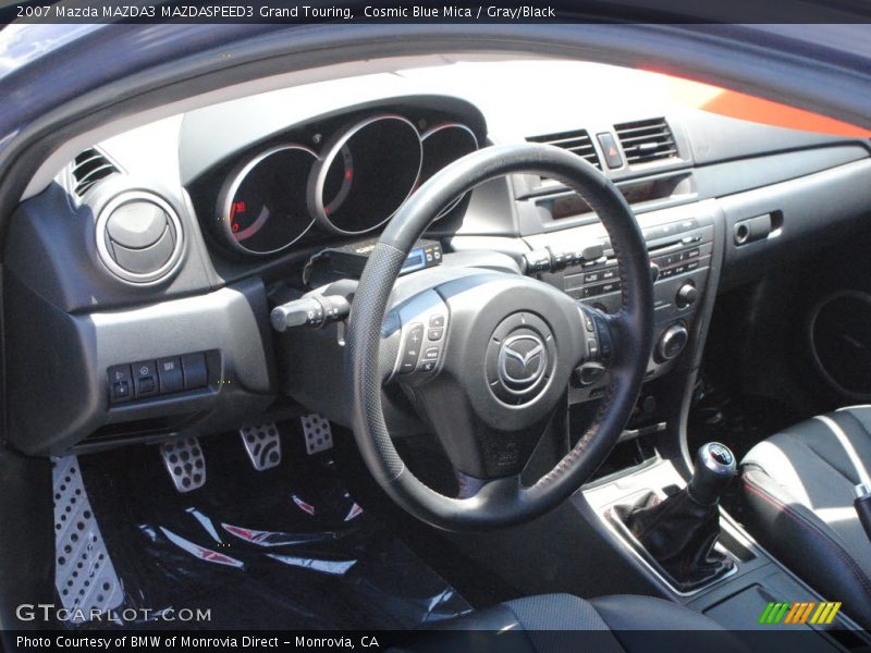 Cosmic Blue Mica / Gray/Black 2007 Mazda MAZDA3 MAZDASPEED3 Grand Touring