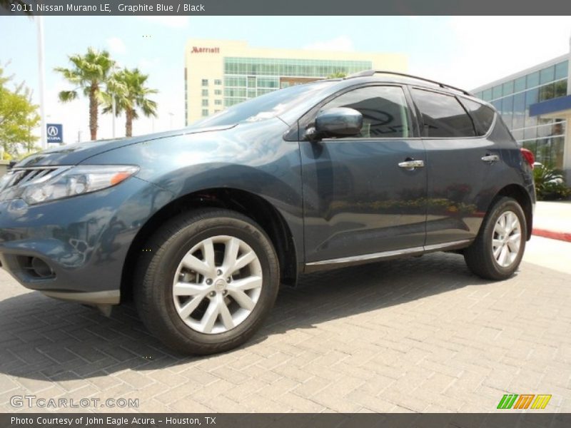 Graphite Blue / Black 2011 Nissan Murano LE