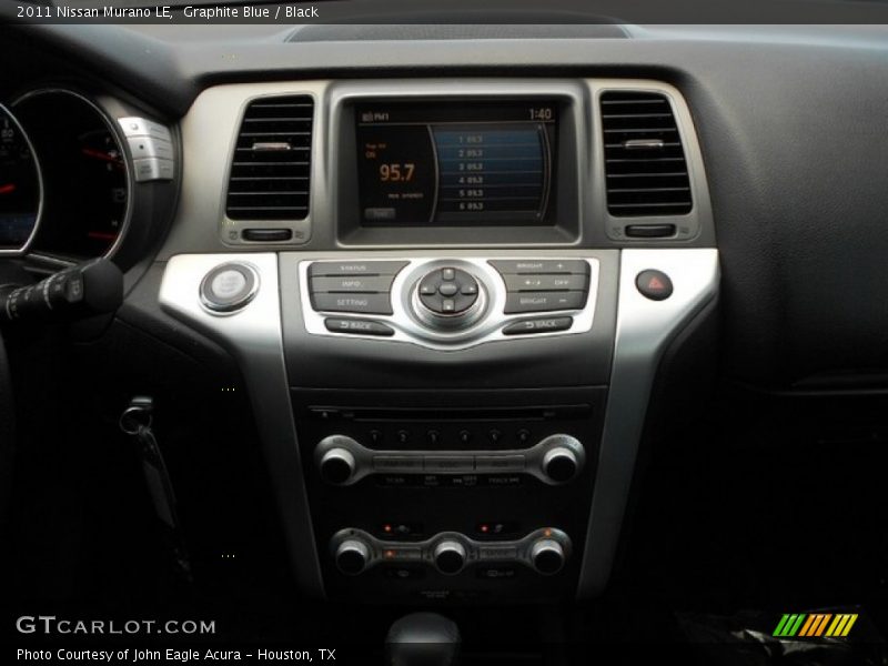 Graphite Blue / Black 2011 Nissan Murano LE