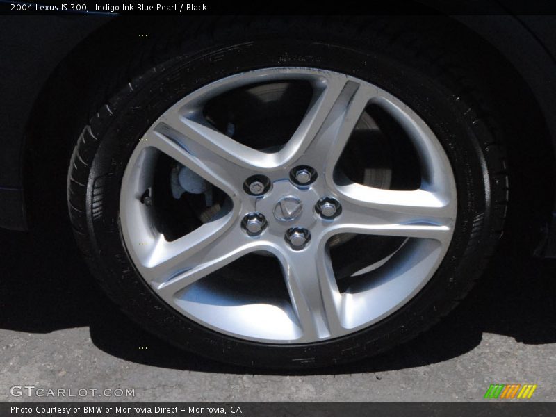 Indigo Ink Blue Pearl / Black 2004 Lexus IS 300