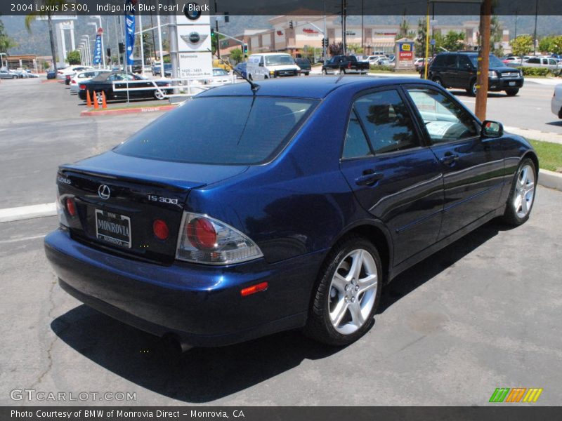 Indigo Ink Blue Pearl / Black 2004 Lexus IS 300