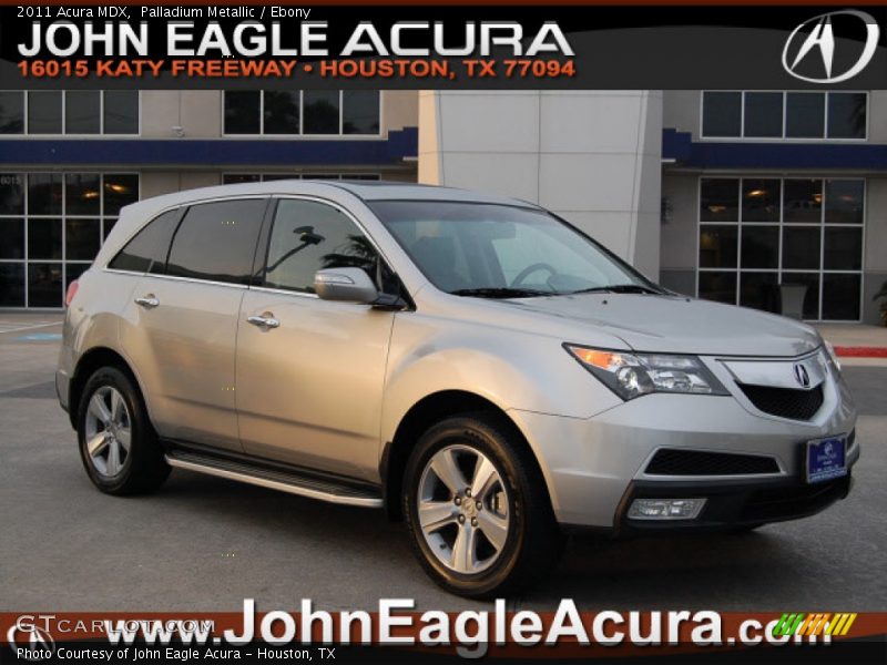 Palladium Metallic / Ebony 2011 Acura MDX