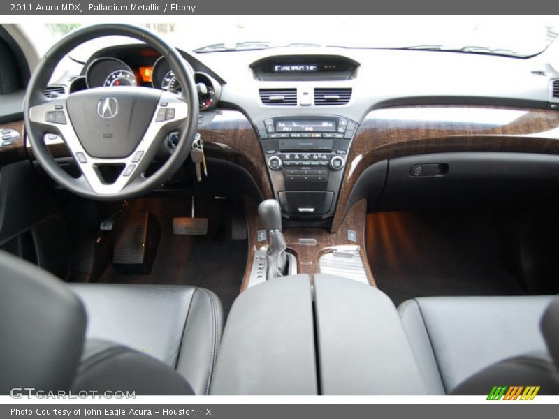 Palladium Metallic / Ebony 2011 Acura MDX