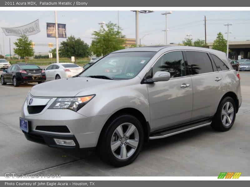 Palladium Metallic / Ebony 2011 Acura MDX