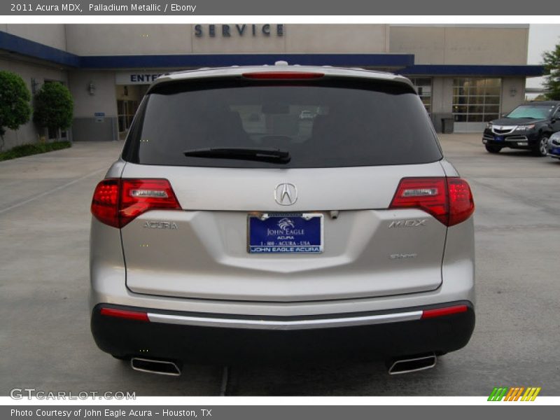 Palladium Metallic / Ebony 2011 Acura MDX