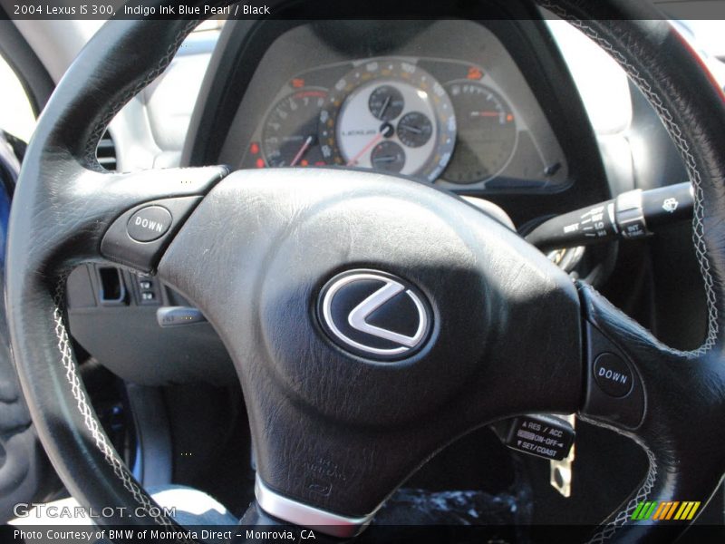 Indigo Ink Blue Pearl / Black 2004 Lexus IS 300