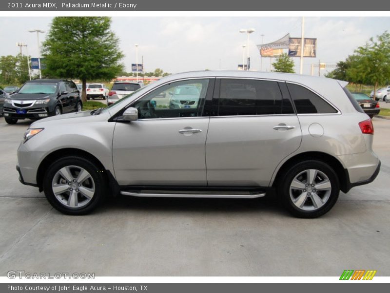 Palladium Metallic / Ebony 2011 Acura MDX