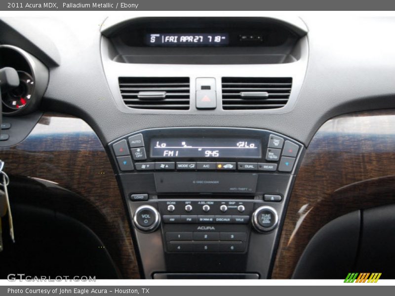 Palladium Metallic / Ebony 2011 Acura MDX