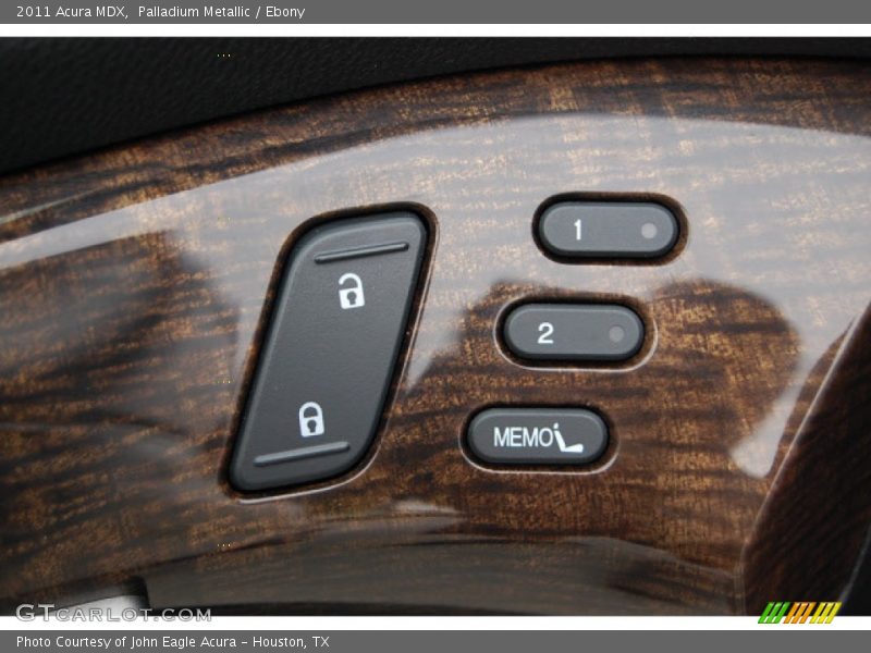 Palladium Metallic / Ebony 2011 Acura MDX