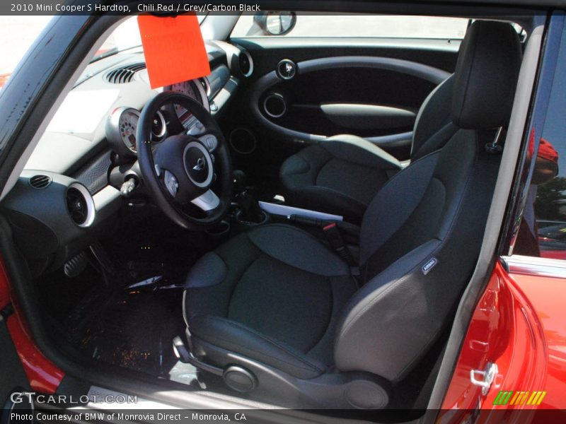 Chili Red / Grey/Carbon Black 2010 Mini Cooper S Hardtop