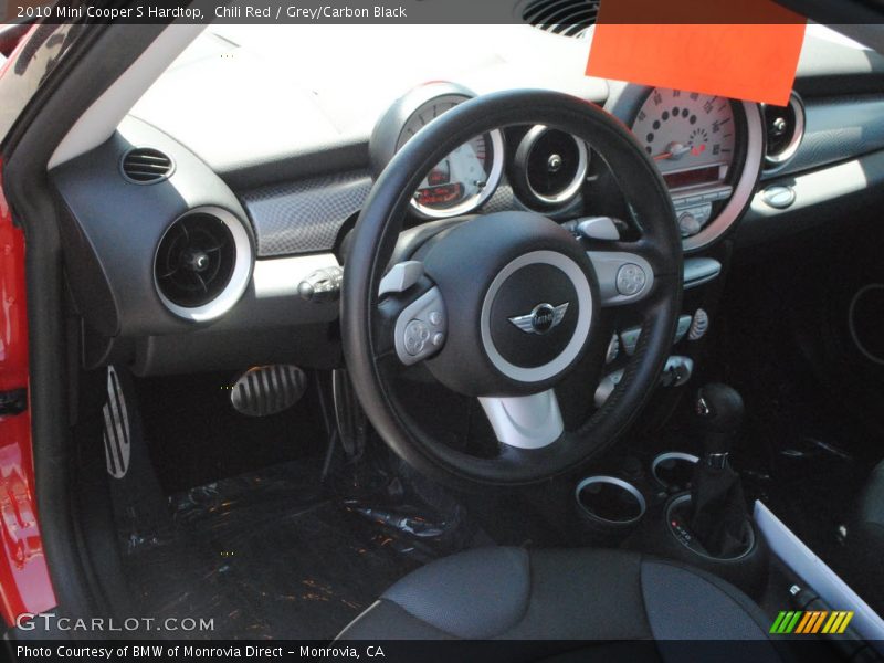 Chili Red / Grey/Carbon Black 2010 Mini Cooper S Hardtop